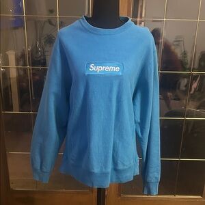 Supreme Vibrant Blue Crewneck Sweater